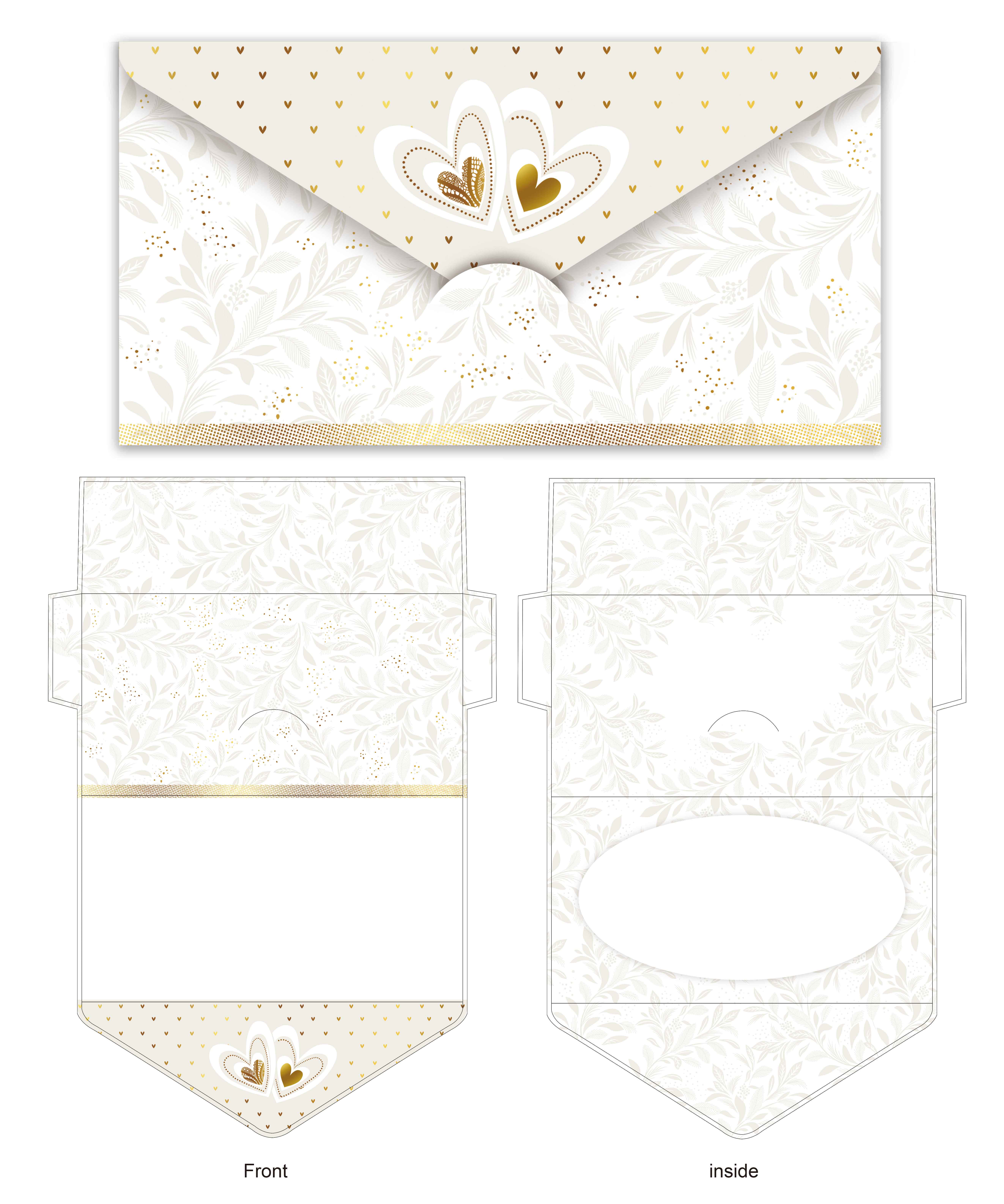 Конверт на день свадьбы №10